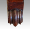 19thc. mahogany drum table foot