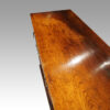 Antique banded oak potboard dresser base at angle