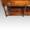 Antique banded oak pot board dresser base pot board