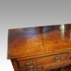Antique banded oak potboard dresser base top end
