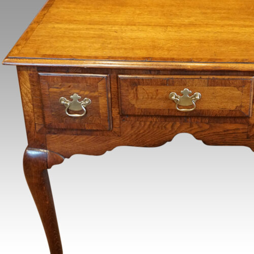 Antique oak lowboy box drawer