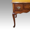Antique oak lowboy front leg