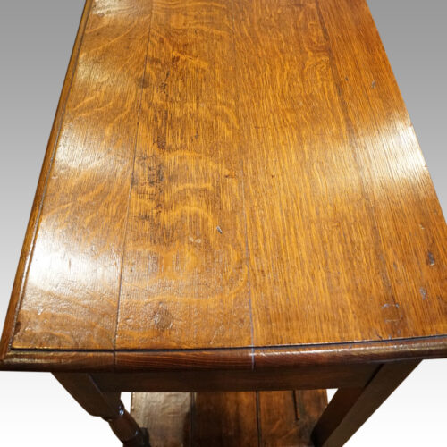 Antique oak pot board dresser base end top