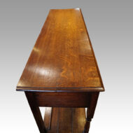 Antique oak pot board dresser base top