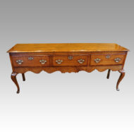 George III cabriole leg dresser base
