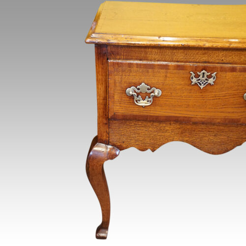 George III cabriole leg dresser base corner leg