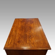 Georgian feathered oak chest top