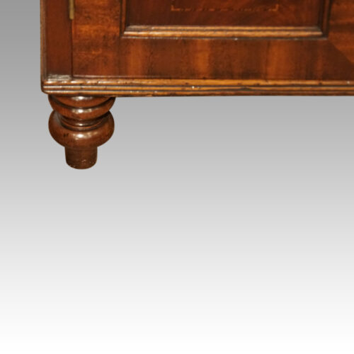 Georgian mahogany small chiffonier foot