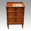 Pair Georgian style bedside chests single