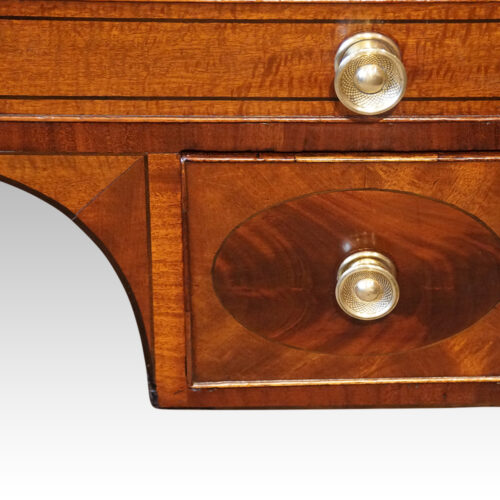 Regency mahogany dressing table drawer