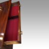 Regency mahogany dressing table interior