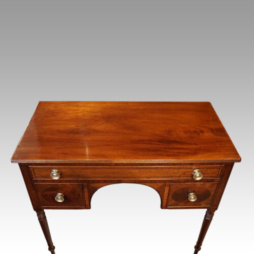 Regency mahogany dressing table top