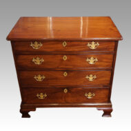 Small George III mahogany chest