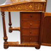 Victorian inlaid walnut Davenport desk drawers