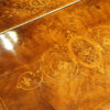 Victorian inlaid walnut Davenport desk inlay on fall