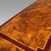 Victorian inlaid walnut credenza centre top