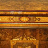 Victorian inlaid walnut credenza inlay apron