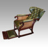 Victorian mahogany reclining reading chair