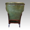 Victorian mahogany reclining reading chair rear