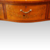 Victorian satinwood inlaid display cabinet centre drawer