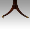 Antique mahogany twin pillar dining table base