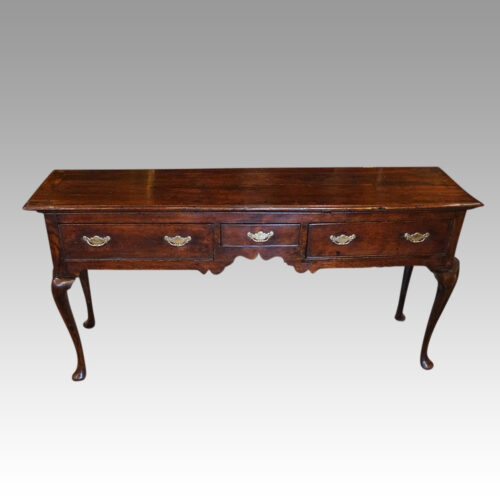 Antique oak serving dresser base