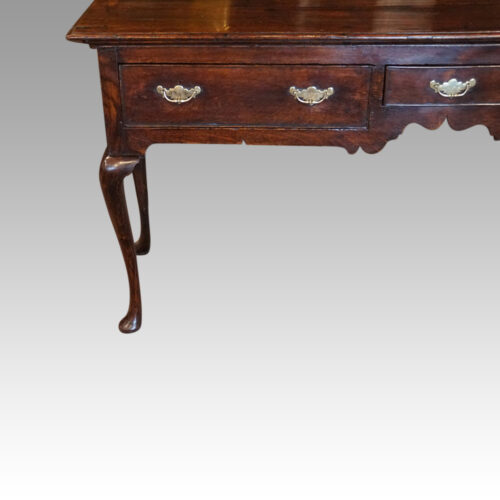 Antique oak serving dresser base drawer