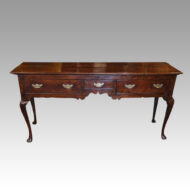 Antique oak serving dresser base front
