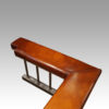 Brushed steel and tan leather club fender leather fold