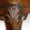 George I style walnut armchair shell knee