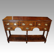 Georgian oak pot board dresser
