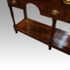 Georgian oak potboard dresser base angle