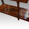 Georgian oak potboard dresser base detail