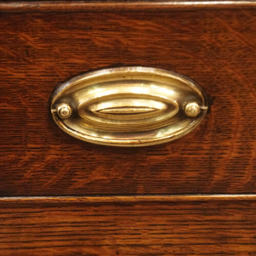 Georgian oak potboard dresser handle