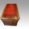 Victorian burr walnut pedestal desk top