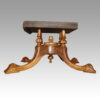 Victorian inlaid walnut coffee table base