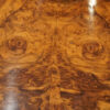 Victorian inlaid walnut coffee table detail veneer