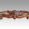 William IV rosewood window seat front stretcher