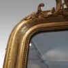 19thc gilt overmantle mirror shoulder