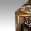 19thc. gold and platinum leaf mirror corner