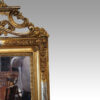 19thc. gold and platinum leaf mirror shoulder