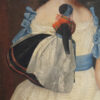 19thc. primitive portrait of children dolly