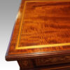 Edwardian inlaid mahogany glazed bookcase top