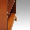 Edwardian narrow open bookcase shelf