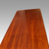 Edwardian narrow open bookcase top detail