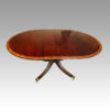 Mahogany extending cross banded dining table