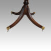 Mahogany extending cross banded dining table base