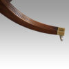 Mahogany extending cross banded dining table leg