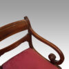 Set of 8 Regency mahogany dining chairs arm