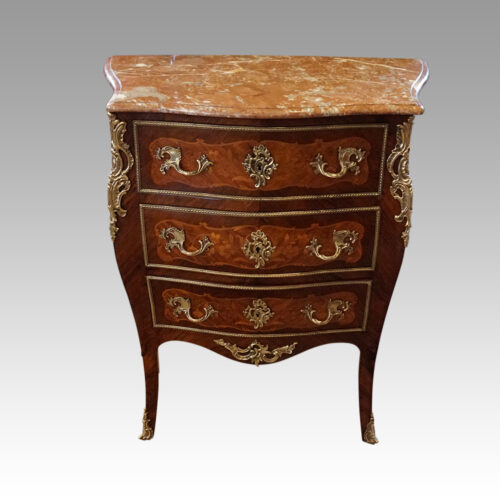 Small Continental marquetry commode